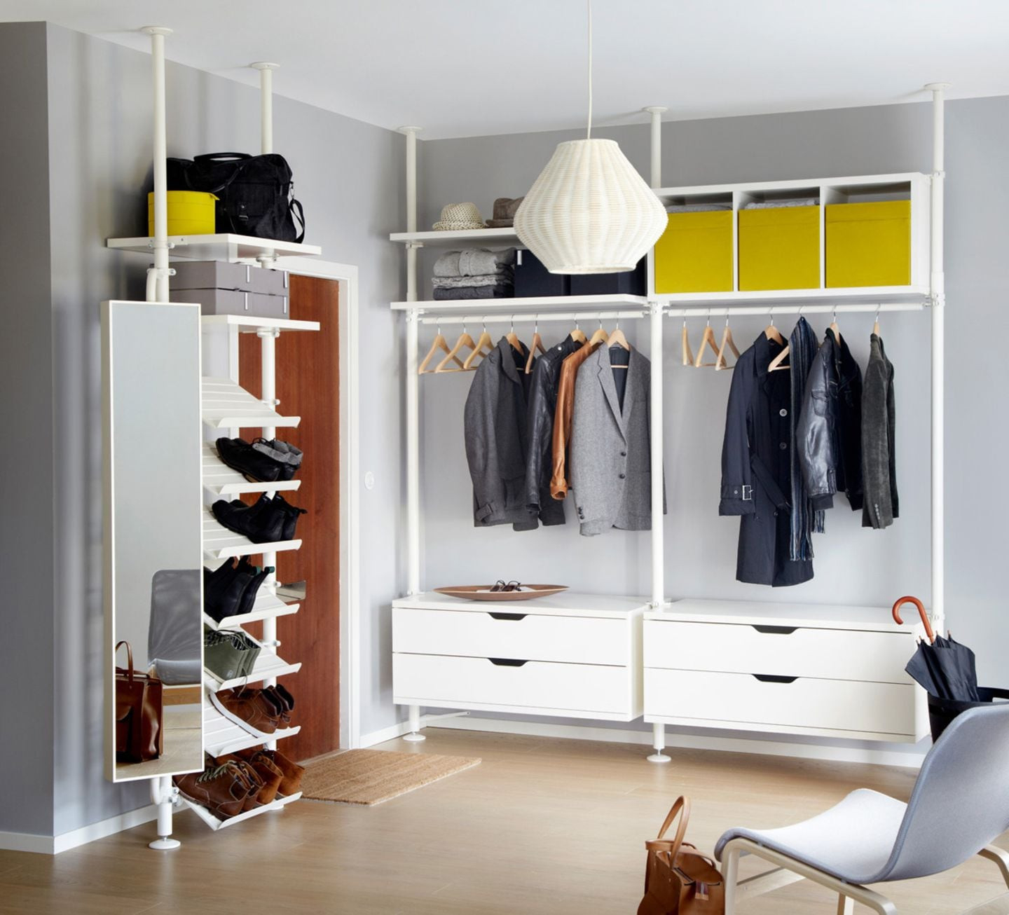 Begehbare Kleiderschränke – Systeme Für Offene Kleiderschränke for Ikea Offener Kleiderschrank
